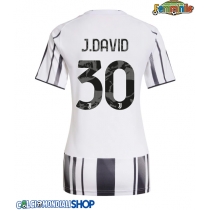 Maglie da calcio Juventus Jonathan David #30 Prima Maglia Femminile 2025-26 Manica Corta